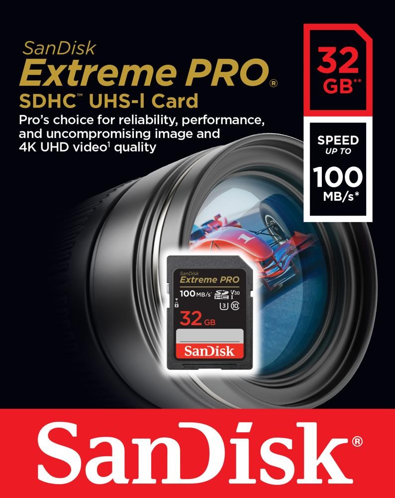 Karta SD SanDisk Extreme PRO 32 GB