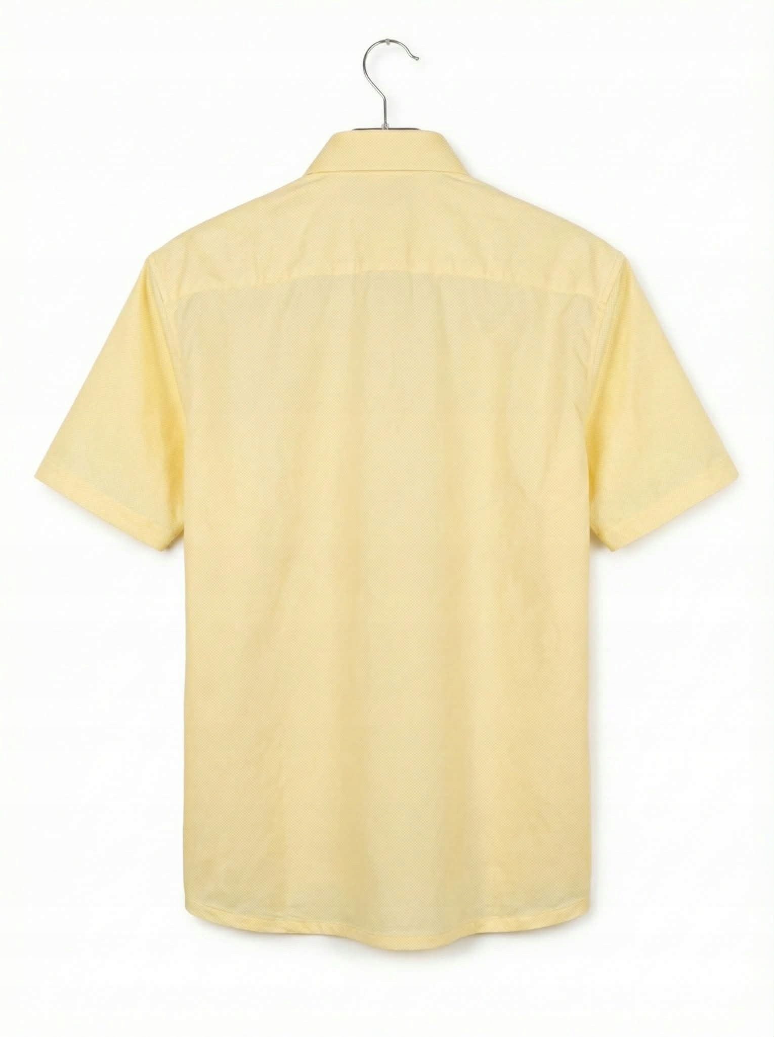 Koszula OLYMP Level Five 24/Seven Body Fit Jersey 68872951 żółta r.L/41/16