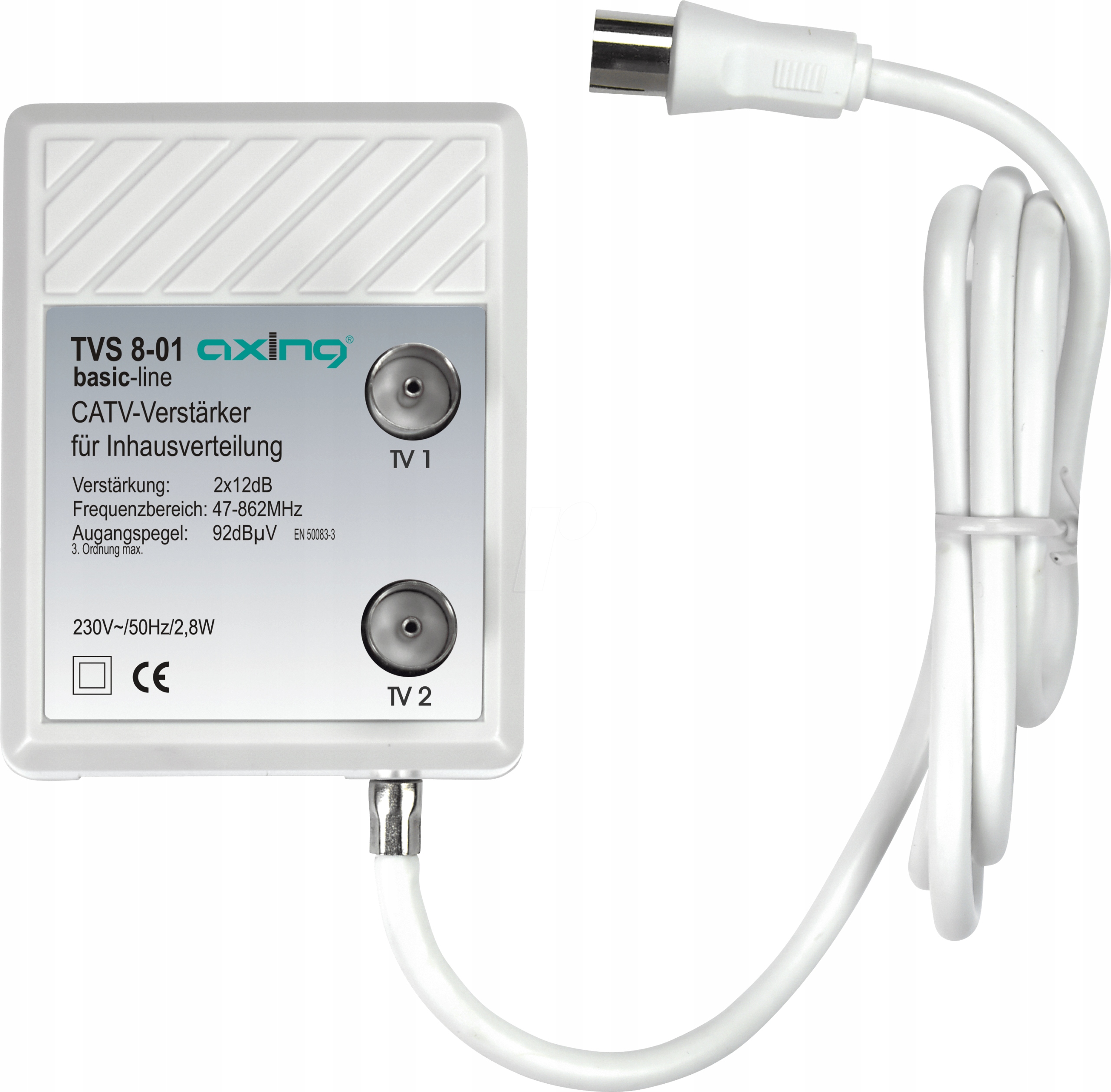 Wzmacniacz sygnału satelitarnego Axing TVS 8-01