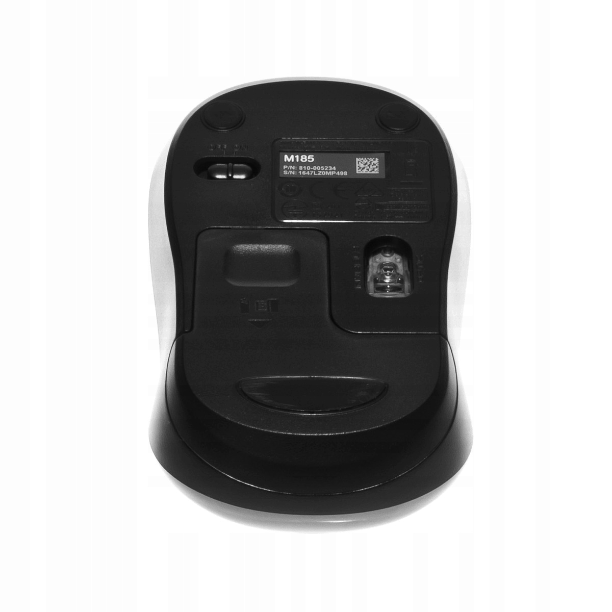 Myszka bezprzewodowa szara Logitech M185 sensor optyczny na baterie