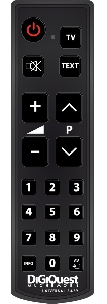 DIGIQUEST UNIWERSALNY PILOT DO TELEWIZORÓW 125414