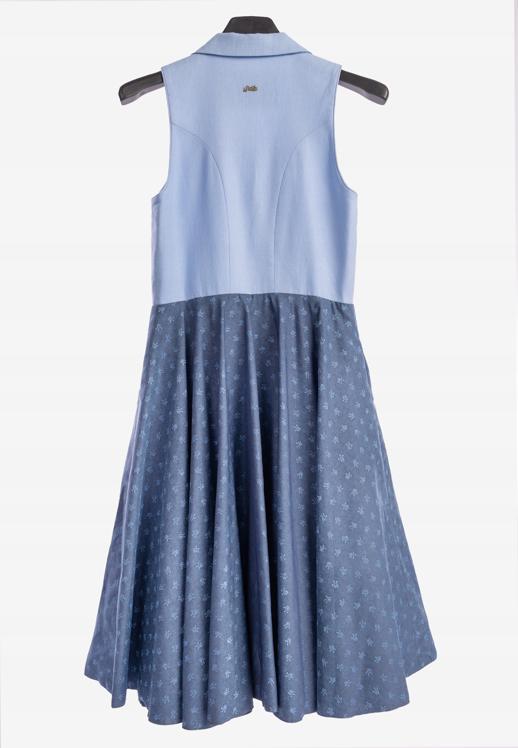 Sukienka Damska Bawarska Folkowa Tradycyjna Niebieska Juli von CS r.38