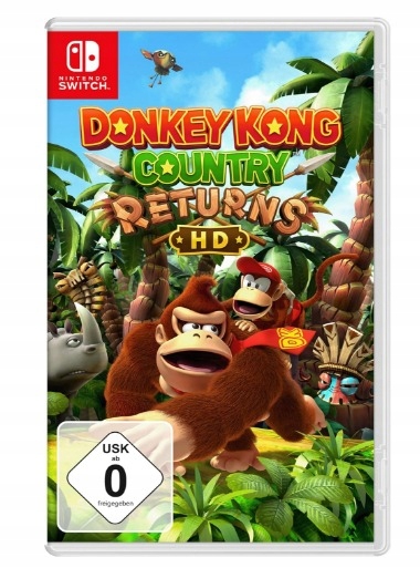 Nintendo Switch Donkey Kong Country Returns HD pudełkowa
