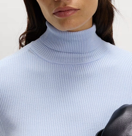 M&S Ribbed Roll Neck Jumper BLUZA 34