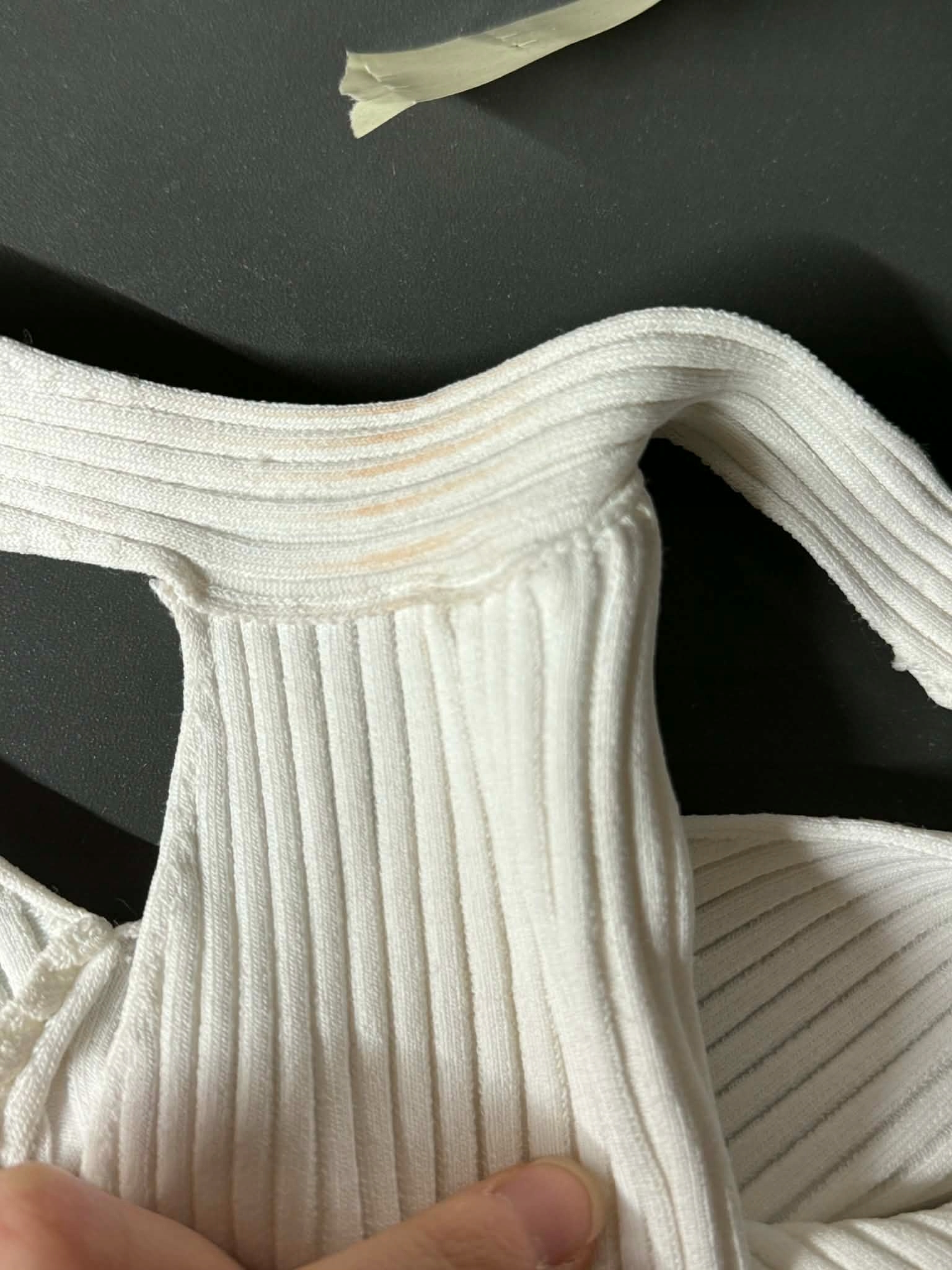 Sukienka DAVID KOMA biały XS