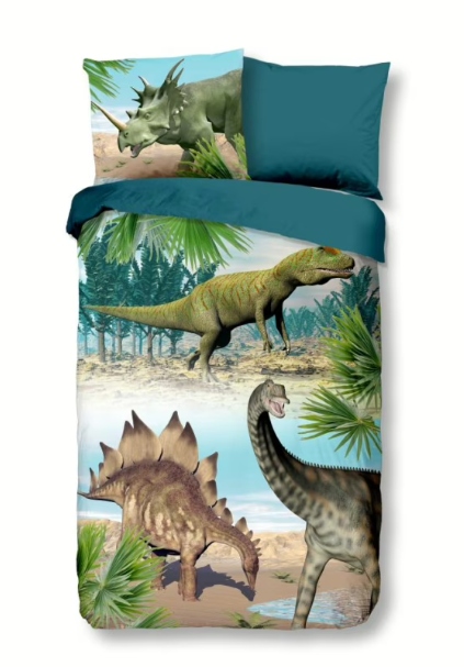 Poszewka na kołdrę dla dzieci GOOD MORNING Dino 140X200/220 CM