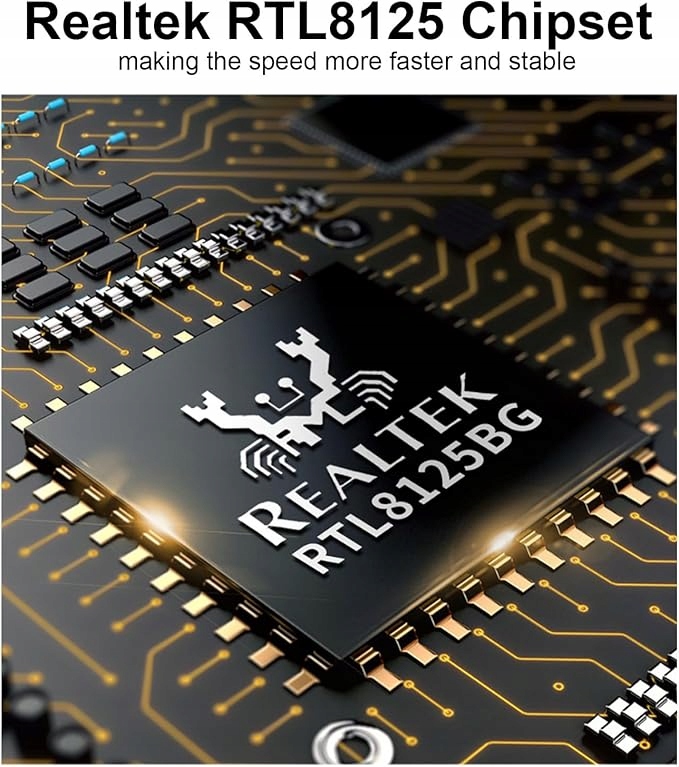 Karta sieciowa QINIYEK 2.5GBase-T PCIe, 2500/1000/100 Mb/s