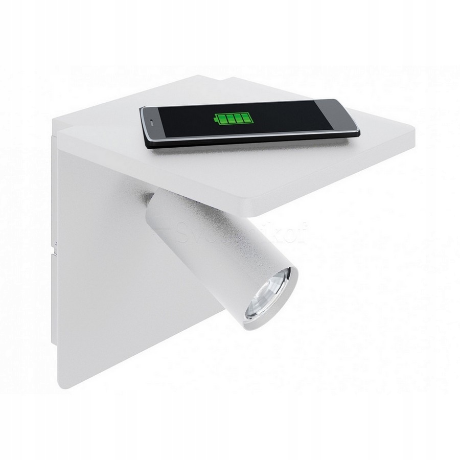 Kinkiet Eglo srebrny zintegrowane źródło LED 6 W