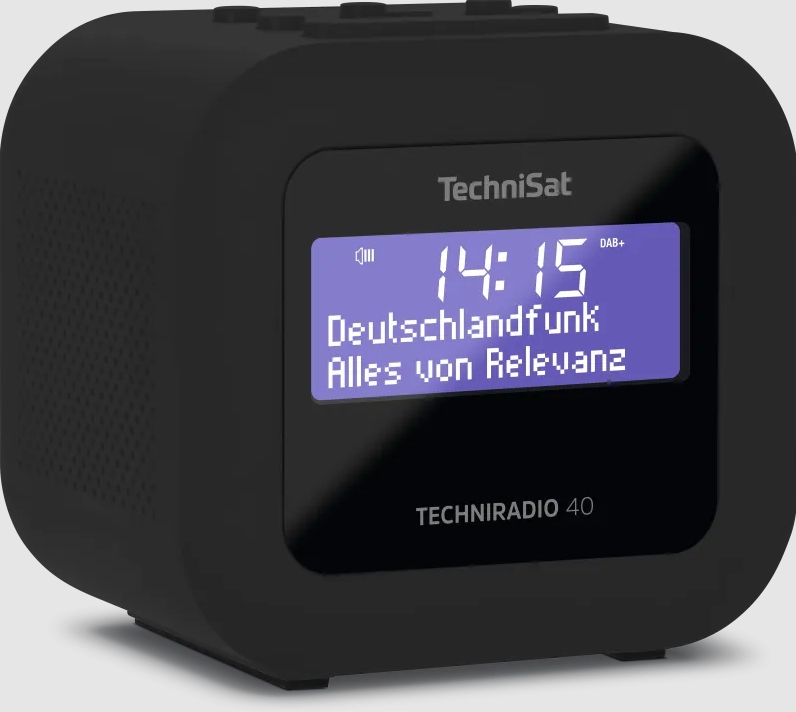 TECHNIRADIO 40 Kompaktowy radio-budzik DAB+/UKF