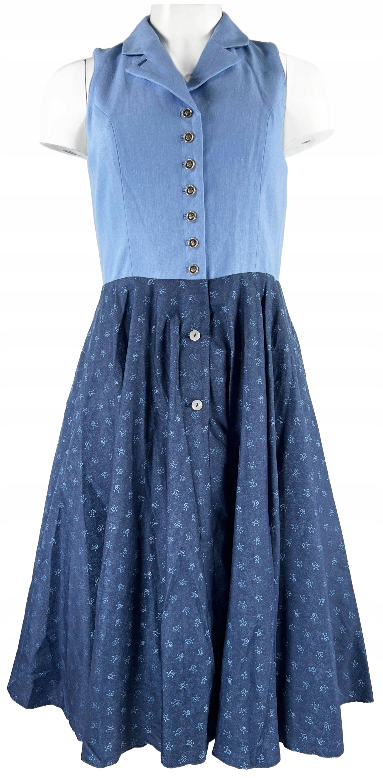 JULI VON CS sukienka koktajlowa retro midi rozmiar 40