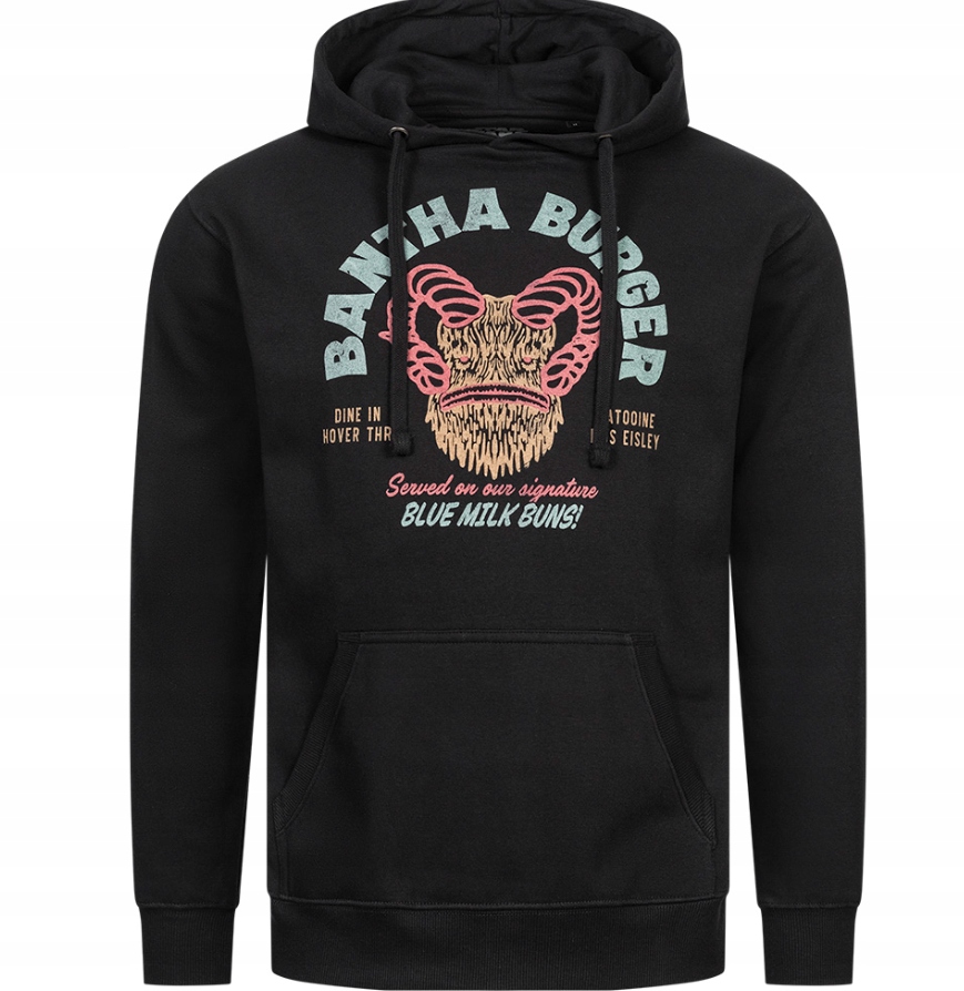 Lizenz STAR WARS Bantha Burger Mężczyźni Bluza z kapturem FCMHS083BLK M