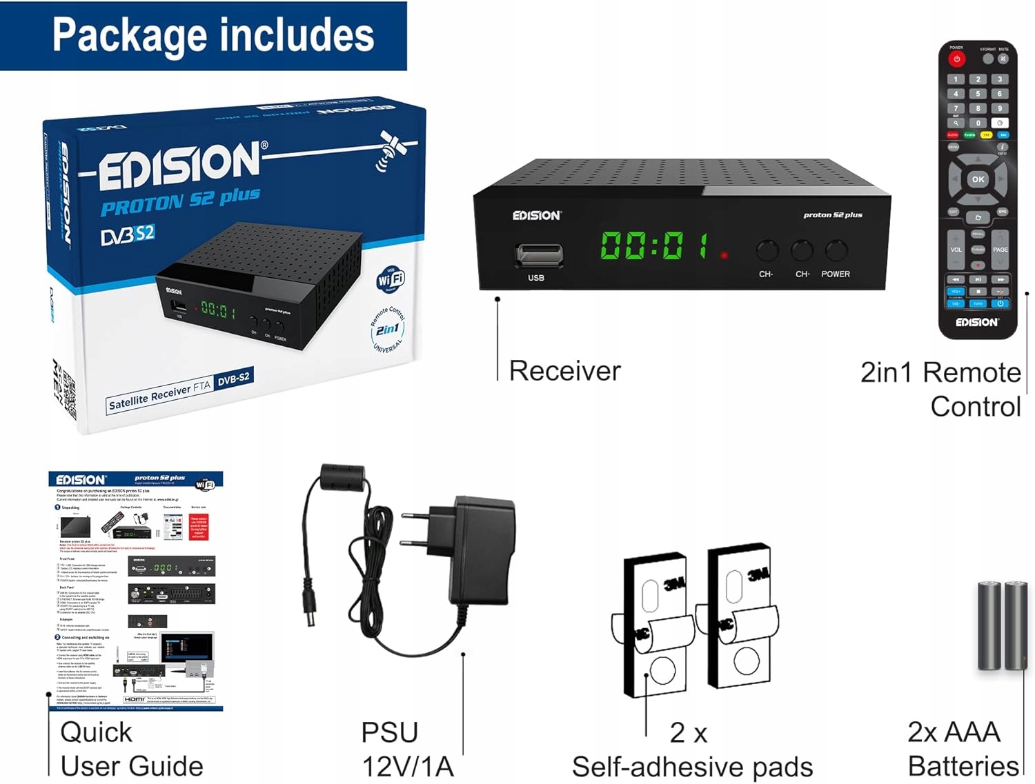 TUNER EDISION PROTON S2 DVB-S2