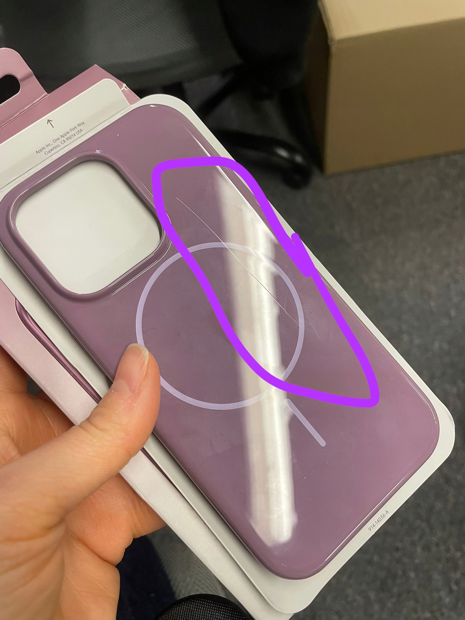 Plecki Beats do Apple iPhone 16 Pro fioletowy