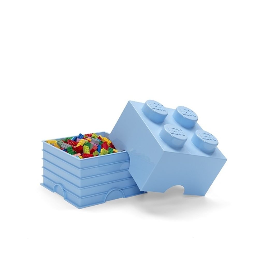 Pojemnik LEGO na klocki 2x2 niebieski 40031736