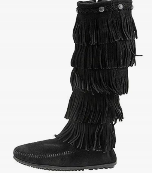 Minnetonka Kobiety 5-Layer Fringe BootMokasyny kozaki r40