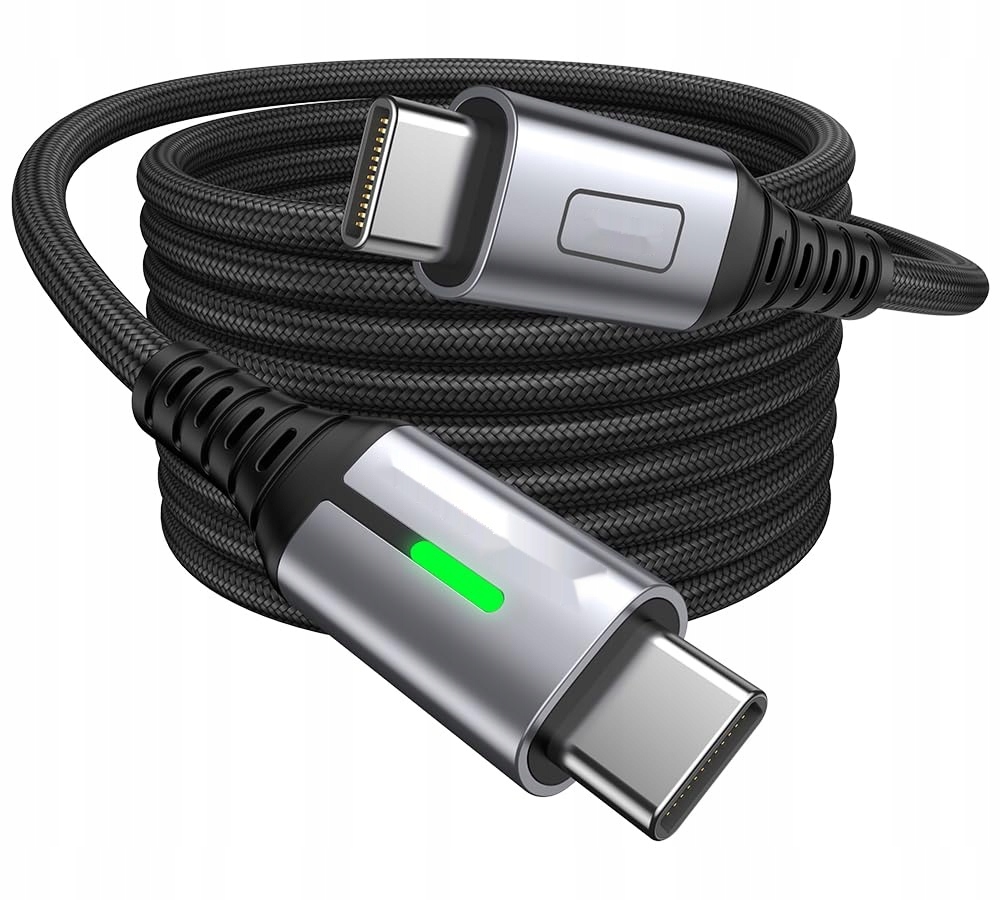 Kabel INIU USB - USB typ C 2 m czarny