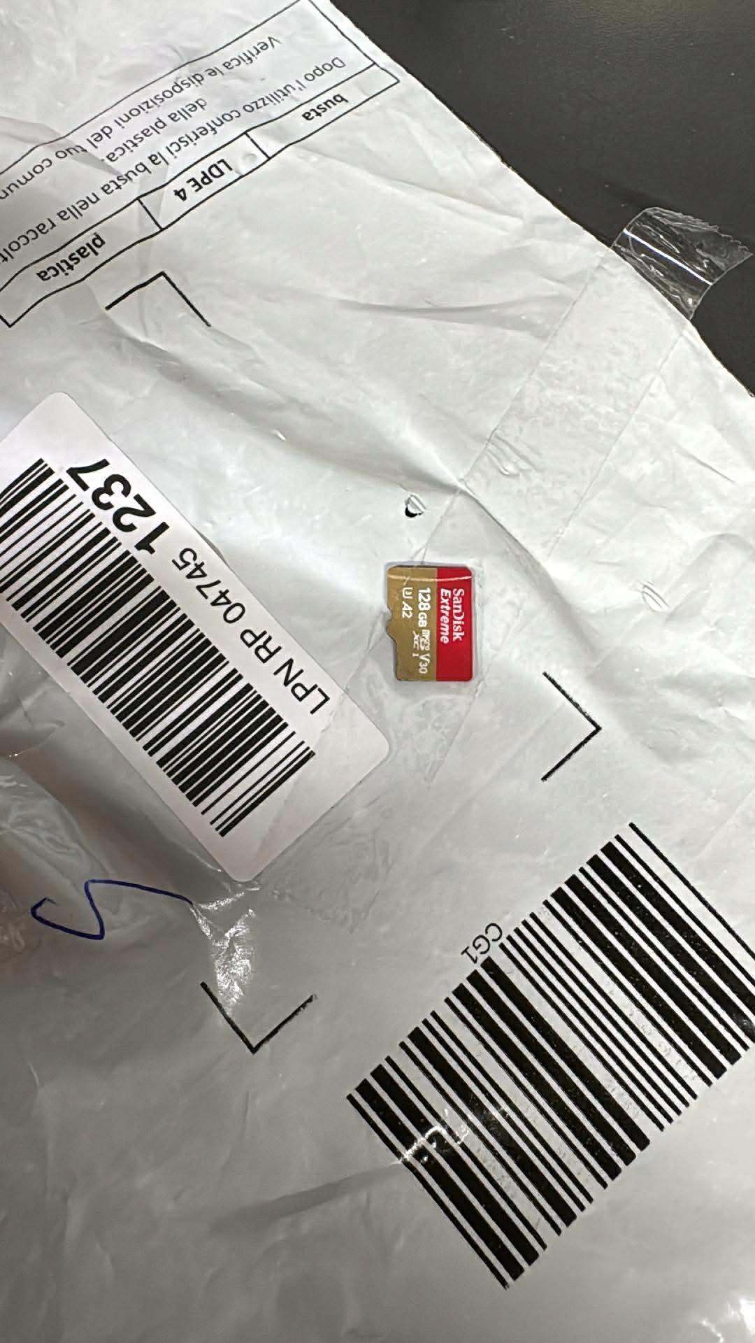 Karta pamięci SanDisk 128GB microSDXC Extreme 190MB/s A2 C10 V30 UHS-I U3