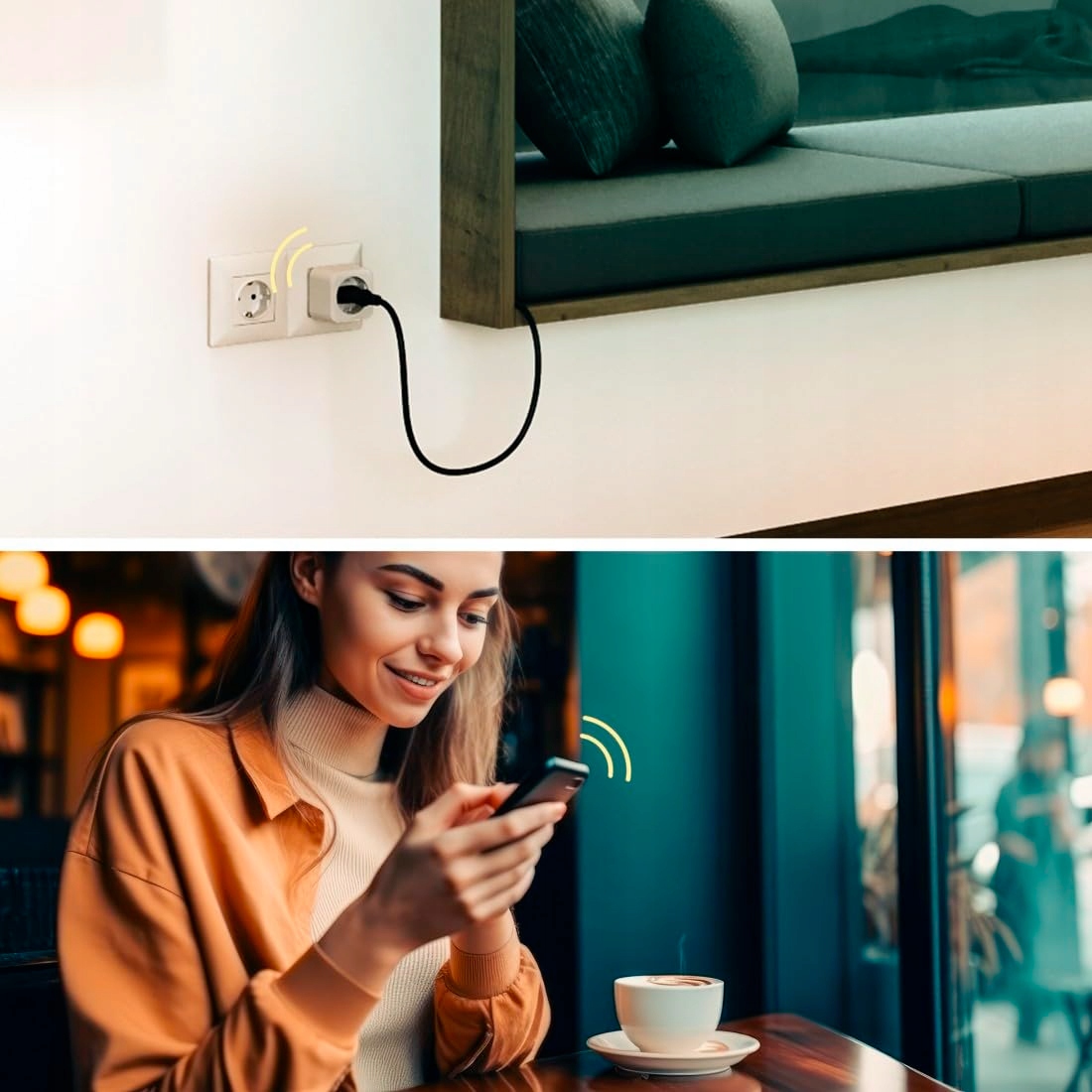 Inteligentny Hama Gniazdko wtykowe Wi-Fi