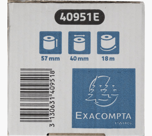 EXACOMPTA 40951E OPAKOWANIE 19 ROLEK TERMICZNYCH 128212 (1x Brak)