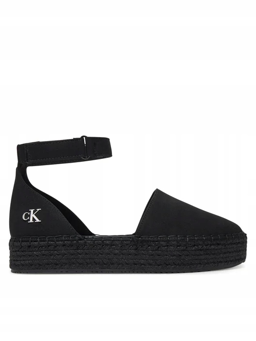 Calvin Klein Jeans Espadryle Flatform Espadrille Sling Mg YW0YW01735 R37
