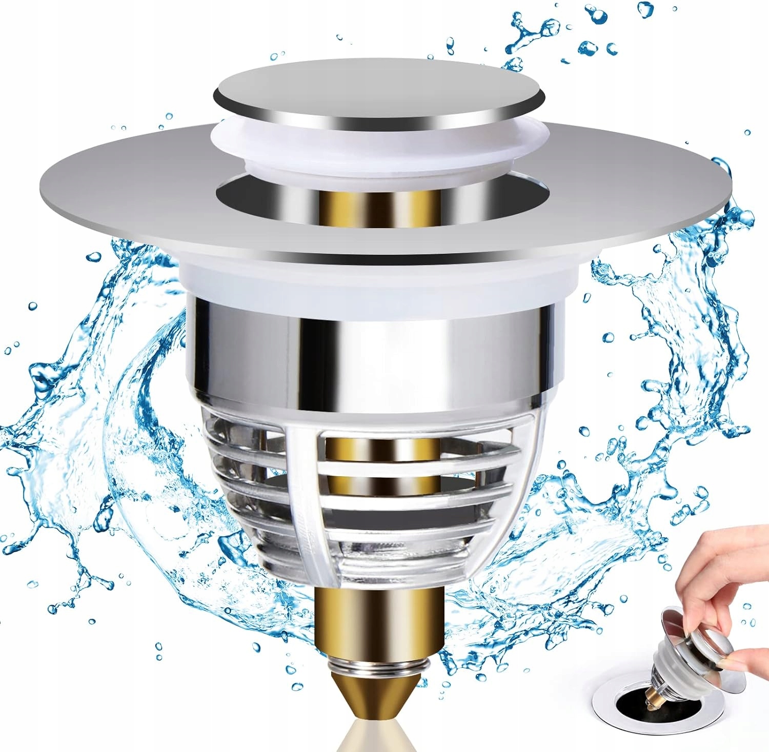 Uniwersalny korek do umywalki odpływowy Diboniur 32-42 mm