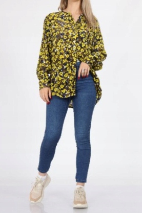 Koszula Kaffe oversize żółta 42