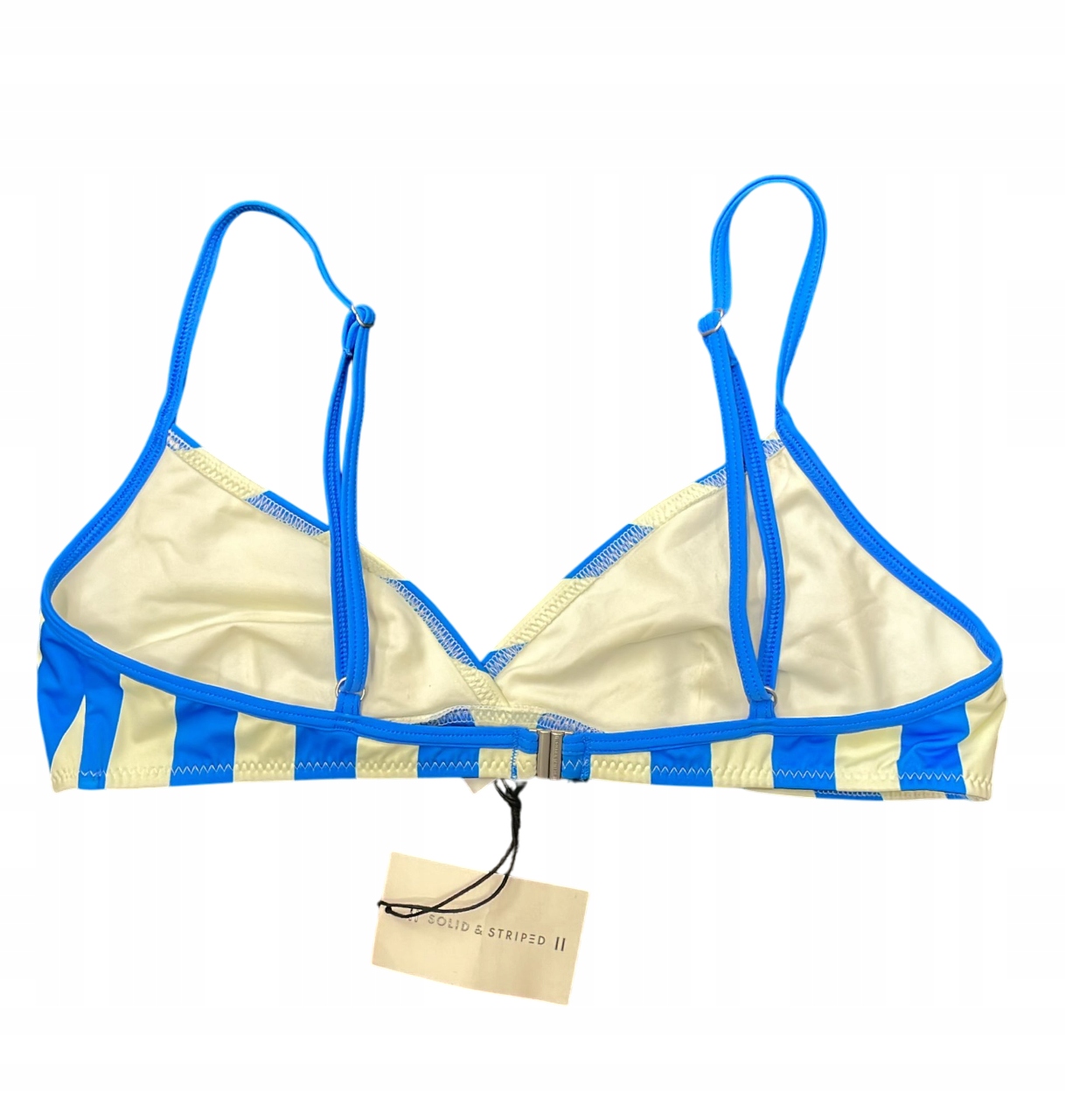 SOLID&STRIPED BIKINI THE BRIGITTE TOP L