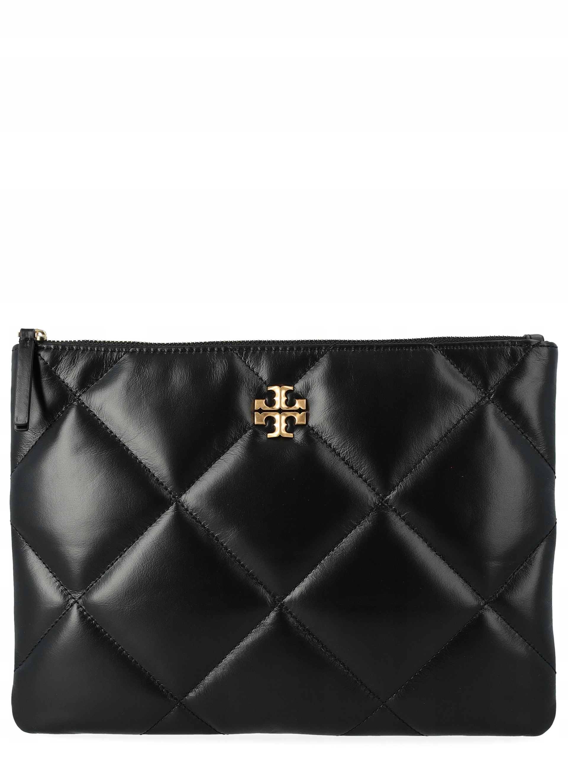 Kopertówka Tory Burch Clutch Bag in Black Leather