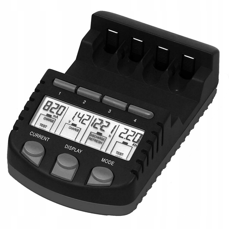 La Crosse Technology RS700 ładowarka do baterii z ekranem LCD