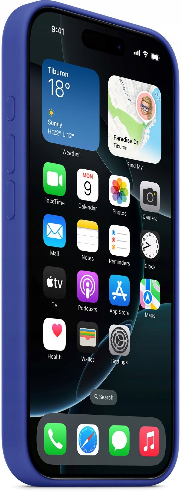 Plecki Apple do Apple iPhone 16 Pro niebieski