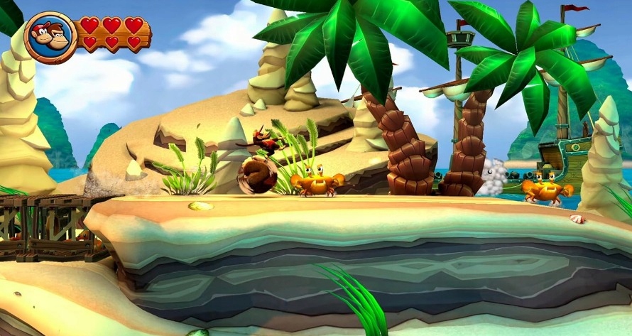 Nintendo Switch Donkey Kong Country Returns HD pudełkowa