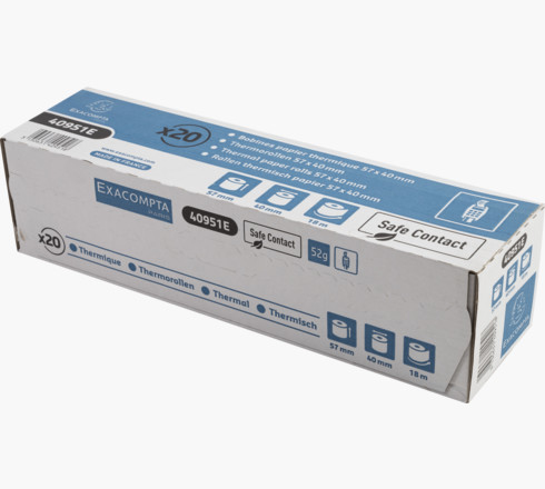EXACOMPTA 40951E OPAKOWANIE 19 ROLEK TERMICZNYCH 128212 (1x Brak)