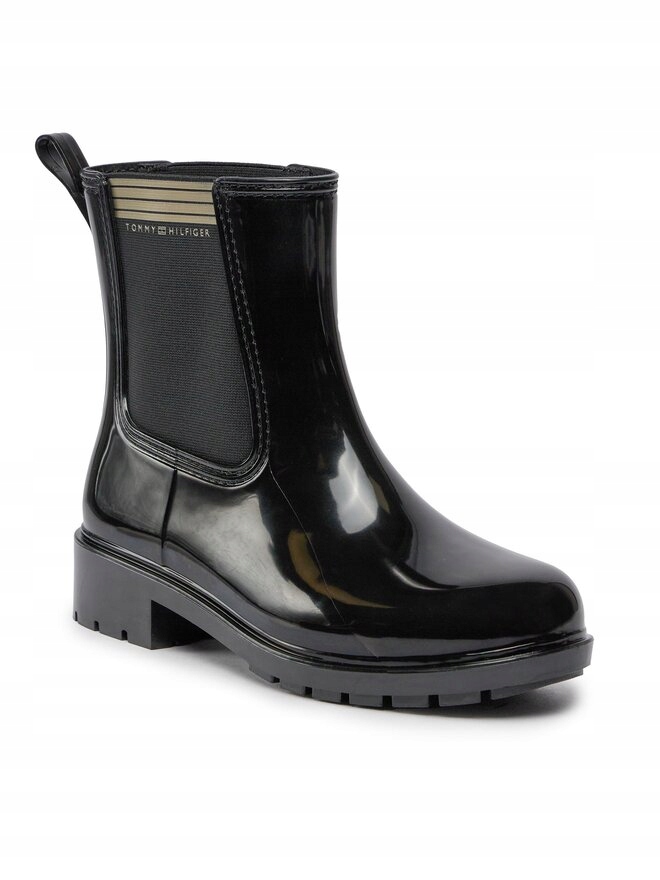 Tommy Hilfiger Kalosze Essential Rainboot FW0FW07760 Czarny R.40