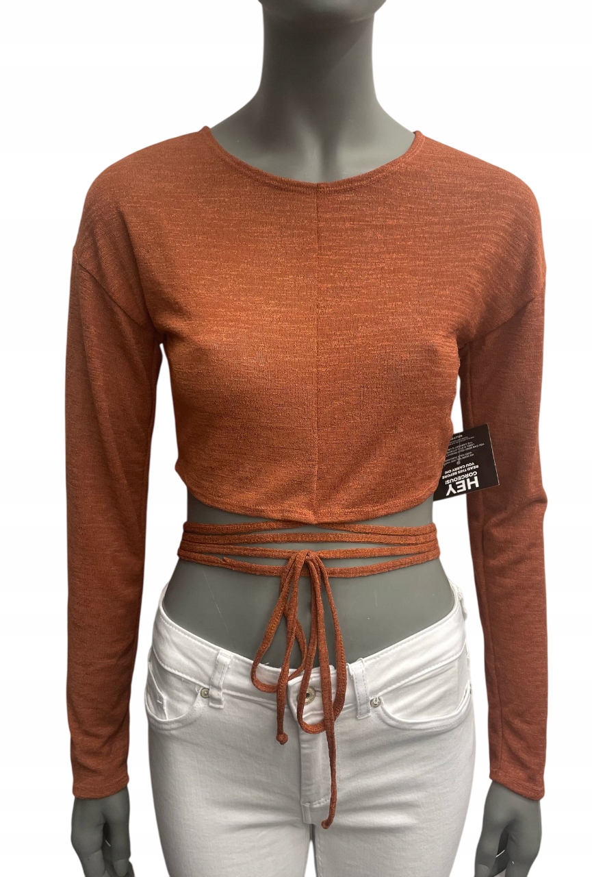 NLY ONE CROP SHEER KNIT TOP Rozmiar M