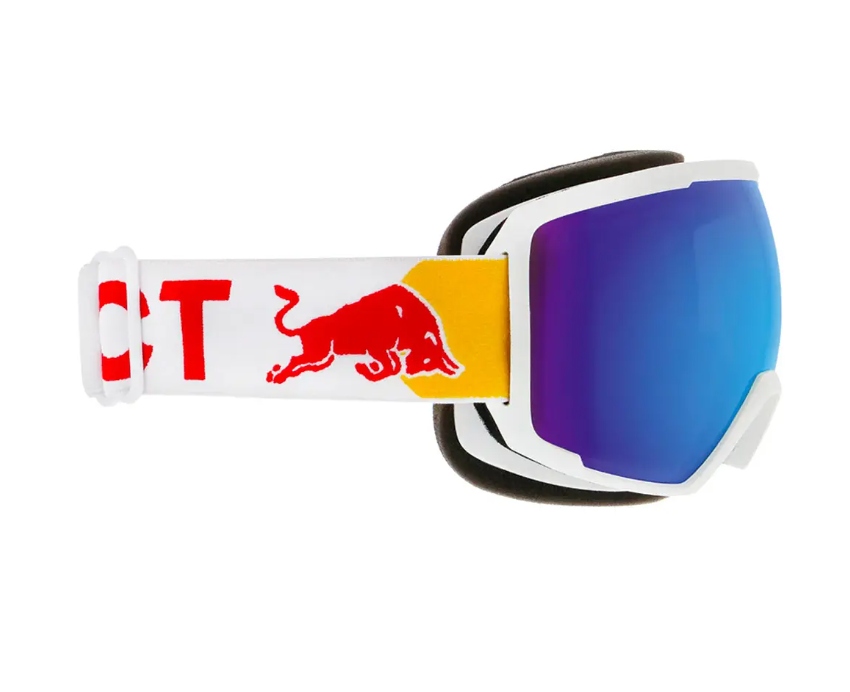 Gogle Red Bull Spect Dare Biało-brązowo-niebieskie lustrzane