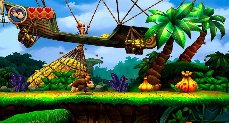 Nintendo Switch Donkey Kong Country Returns HD pudełkowa
