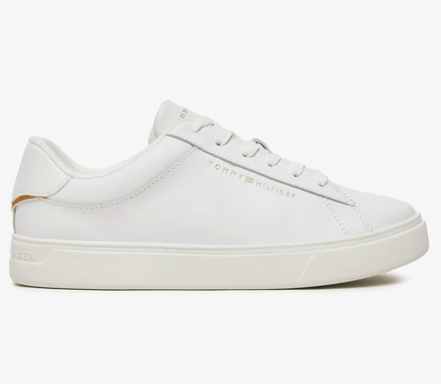 Tommy Hilfiger Sneakersy Essential Court FW0FW08320 Biały R39