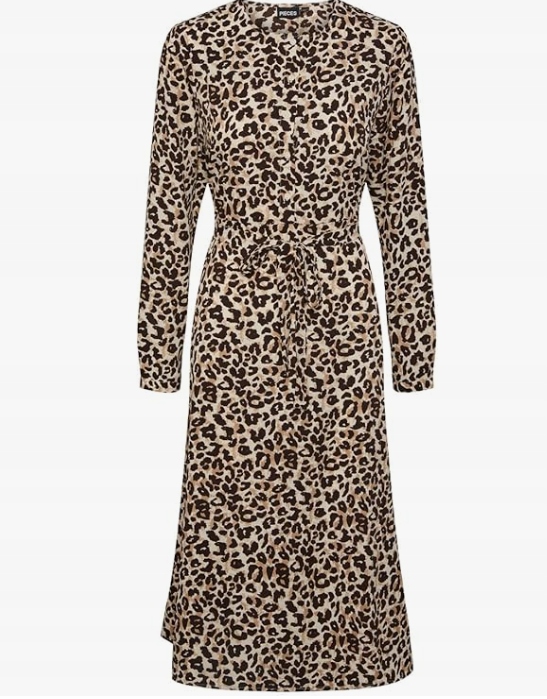 PIECES Damska sukienka Pcnessa Ls Midi Noos M