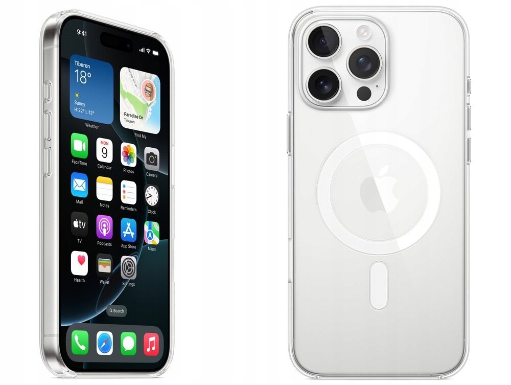 Plecki Apple do Apple iPhone 16 Pro bezbarwny