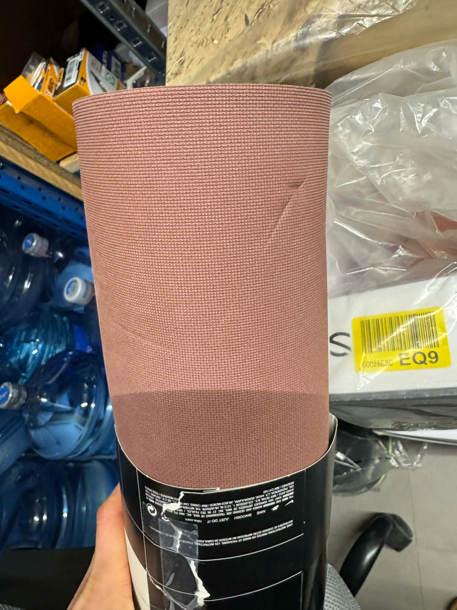 Mata do ćwiczeń Nike 180 cm x 66 cm różowy