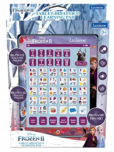LEXIBOOK JCPAD002FZi5 Frozen Educational Bilingual Interactive Tablet, Toy