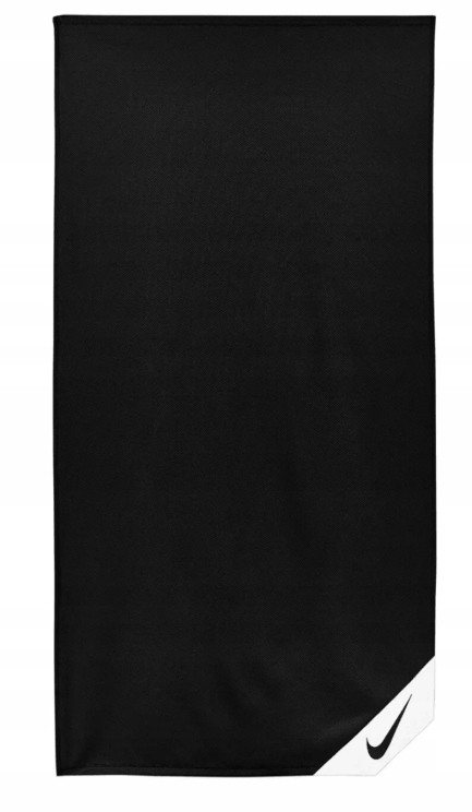 Nike COOL DOWN TOWEL Ręcznik 91x46cm czarno-biały