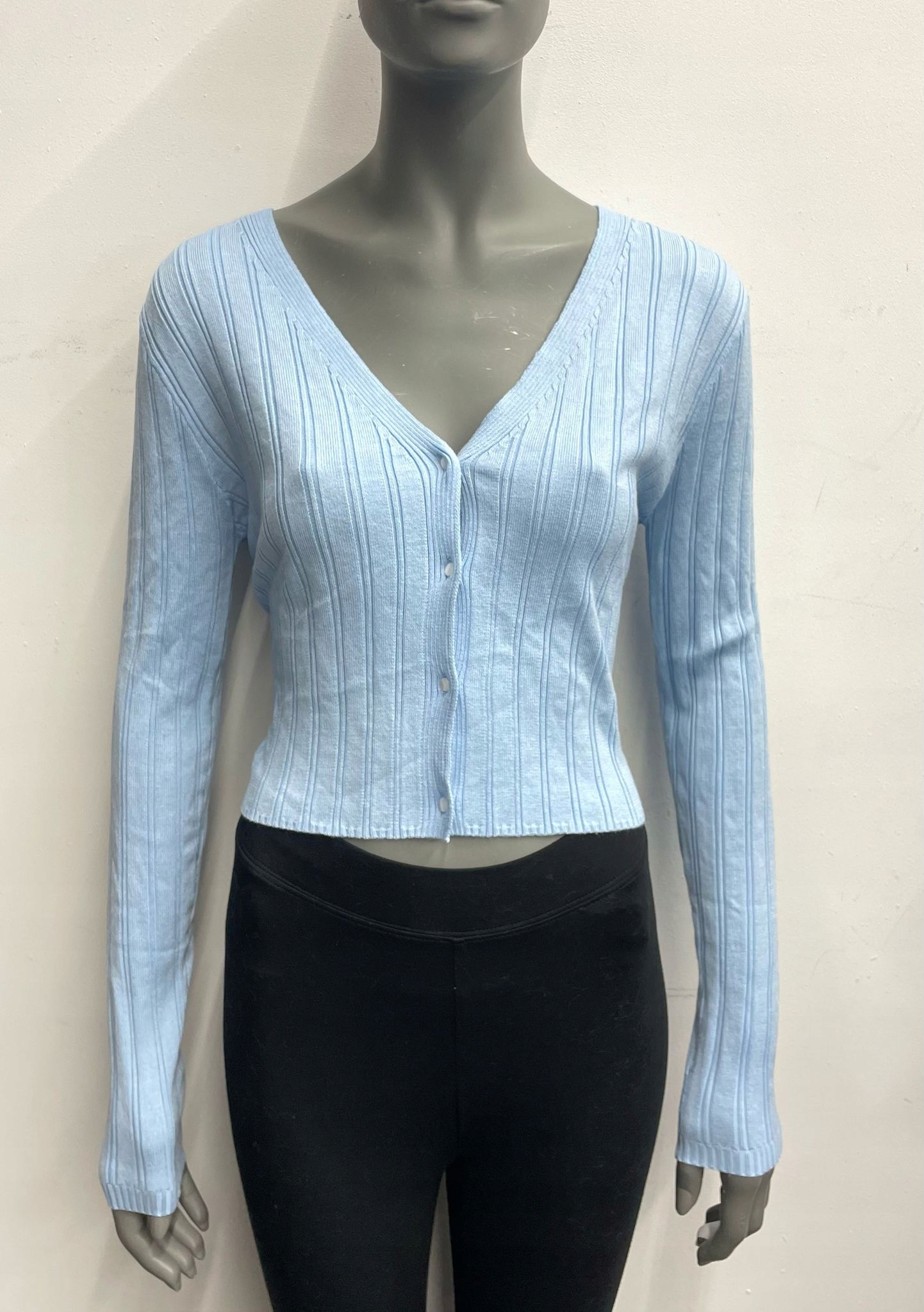 MISSGUIDED SKINNY MULTI RIB CARDIGAN ROZMIAR 40