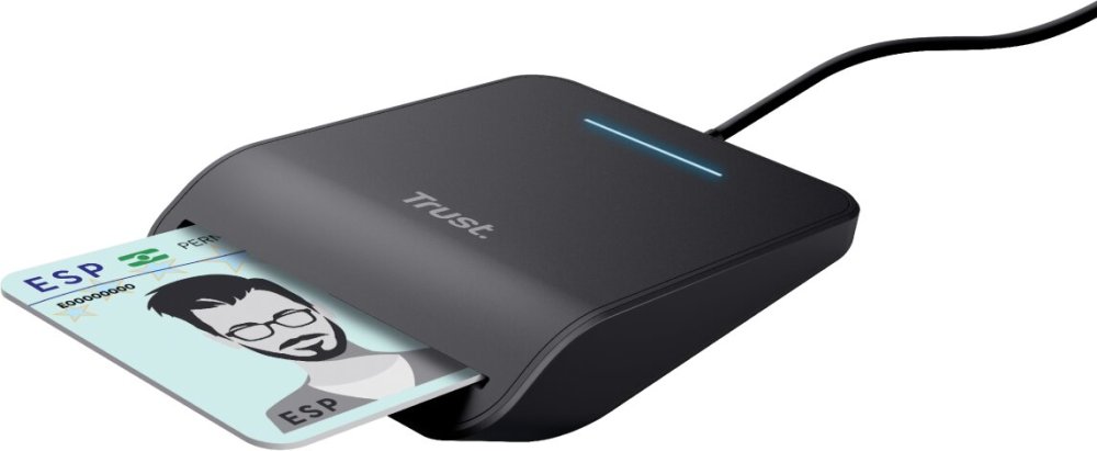 Trust Primo czytnik do kart chipowych Wewnątrz Czarny CardBus+USB 2.0