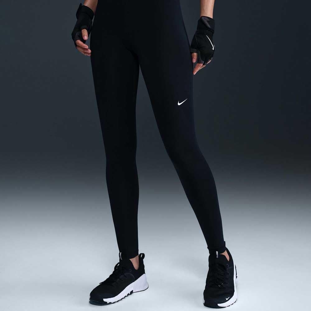 Nike Women's Mid-Rise Mesh-Paneled Leggings