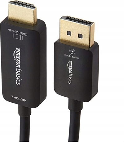 Kabel AmazonBasic DP12UH-6FT-SP DisplayPort - HDMI 1,8 m