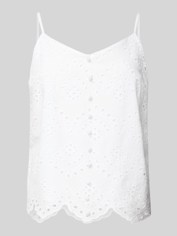 Pieces Top bluzkowy o kroju relaxed fit Vilde M