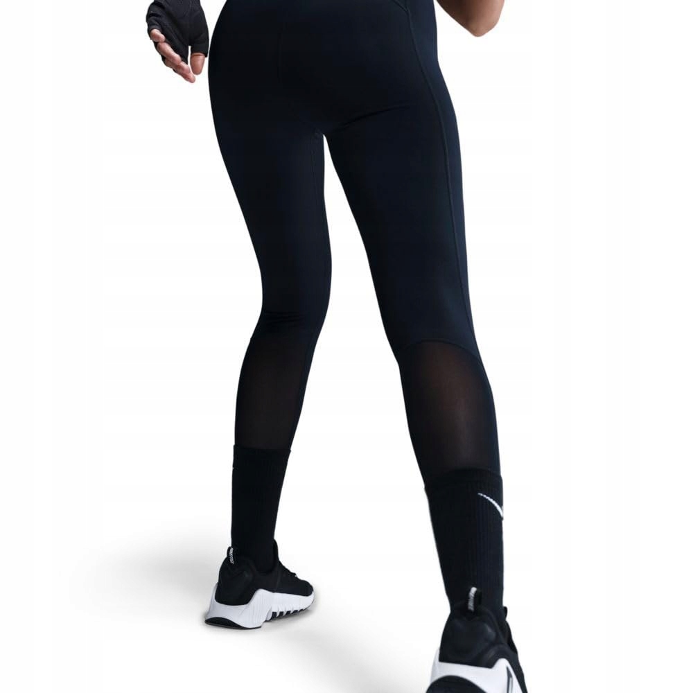 Nike Women's Mid-Rise Mesh-Paneled Leggings
