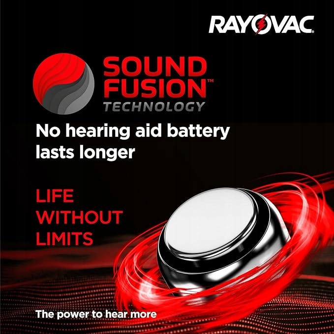 Rayovac Extra Advanced cynkowa bateria do aparatu słuchowego 10x