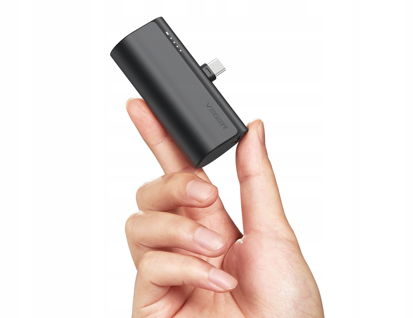 VEGER Powerbank 5 000 mAh z wbudowanym złączem USB-C Typ C PD QC3.0 3A 20W